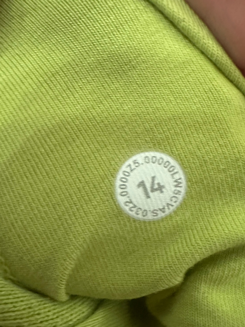 Lululemon Scuba Joggers High Rise Wasabi Green Size 14 - Picture 10 of 10